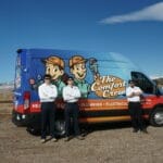 Denver metro HVAC service van for heating and air conditioning service, air conditioner replacement near me